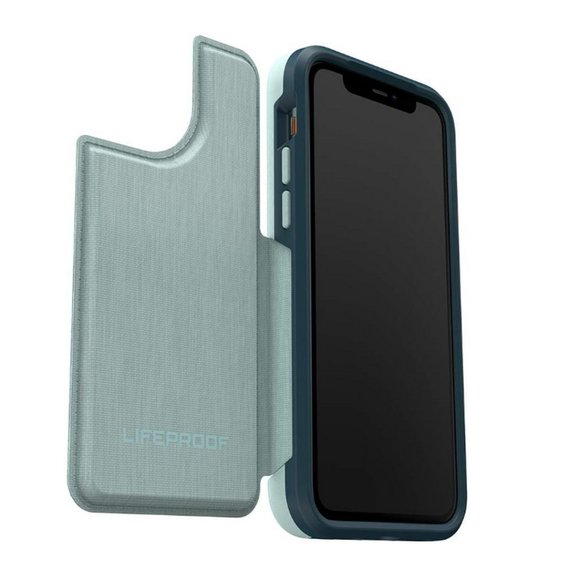 LifeProof Flip Wallet iPhone Case Drop Protective Cover 11 Pro apple mint green - Picture 3 of 11